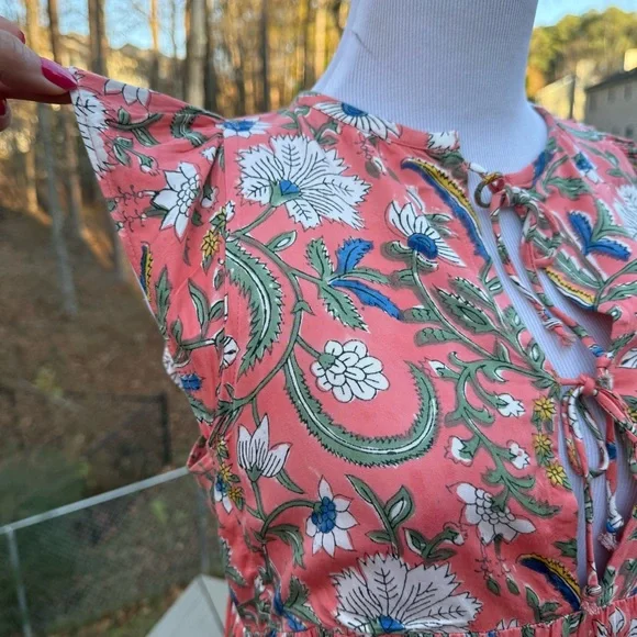 Emerson Fry India Collection Angel Dress 2 in Chelsea Floral size XS